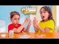 ألماس لزقو اصابيعها ببعض وبطلنا نعرف نفكهم 😱 وليد جاب العيد وكنا لح نروح علمشفى