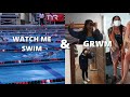 GRWM: swim meet edition + watch me swim