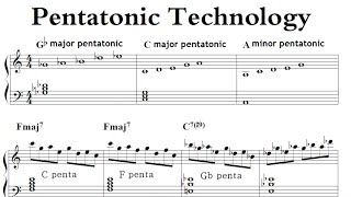 Pentatonics in depth ✰  patterns for jazz ✰  'Penta map' for Stella