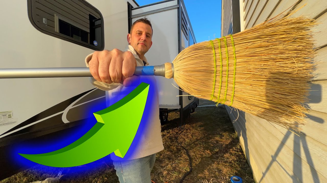 🧹 I Put Tape on my RV Broom & Why You Should Too! RV Tips, Tricks