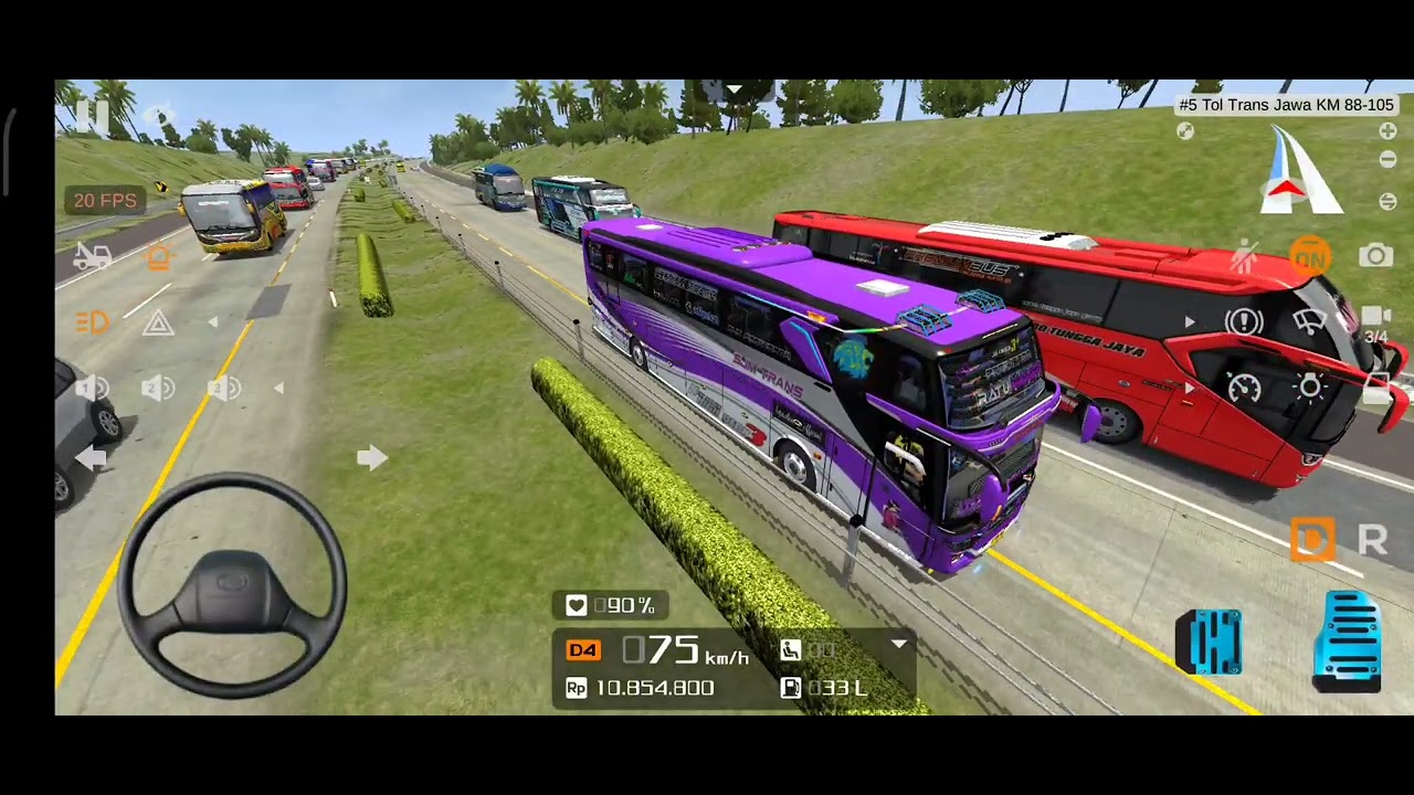 BUS SJM TRANS HARI INI 7 AGUSTUS BUSSID I #BUS #SIMULATOR #TELOLET ...