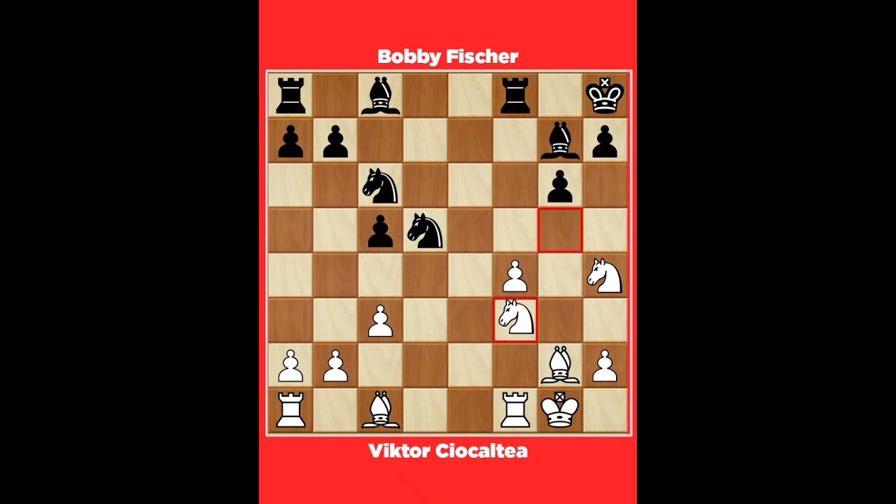 Viktor Ciocaltea vs Bobby Fischer √ Olympiade Verna Bulgaria, 1962.