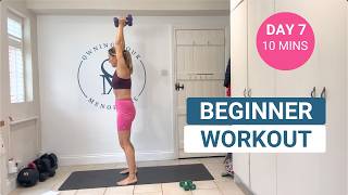 Day 7 | Beginner Full Body Menopause Workout | Only 10 Mins!