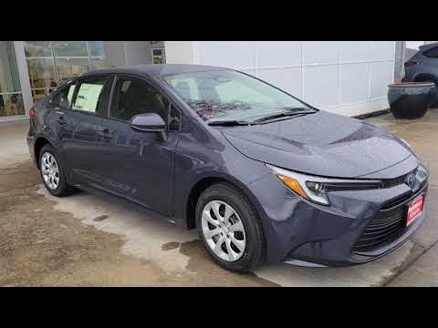 2023 Toyota Corolla HYBRID LE in Underground Grey - YouTube