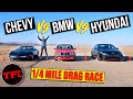 OLD Corvette & BMW vs NEW Hyundai: One Car CRUSHES The Rest In a Drag Race!
