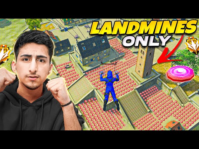 Super Landmine Crazy Mode🤣😱Only Landmine Challenge - Free Fire India class=