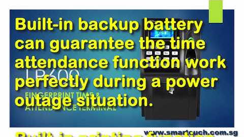 Biometric Fingerprint Machine LP600 Introduction Integrated with Time Attendance and Payroll