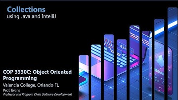 [COP 3330C - Object Oriented Programming] Collections