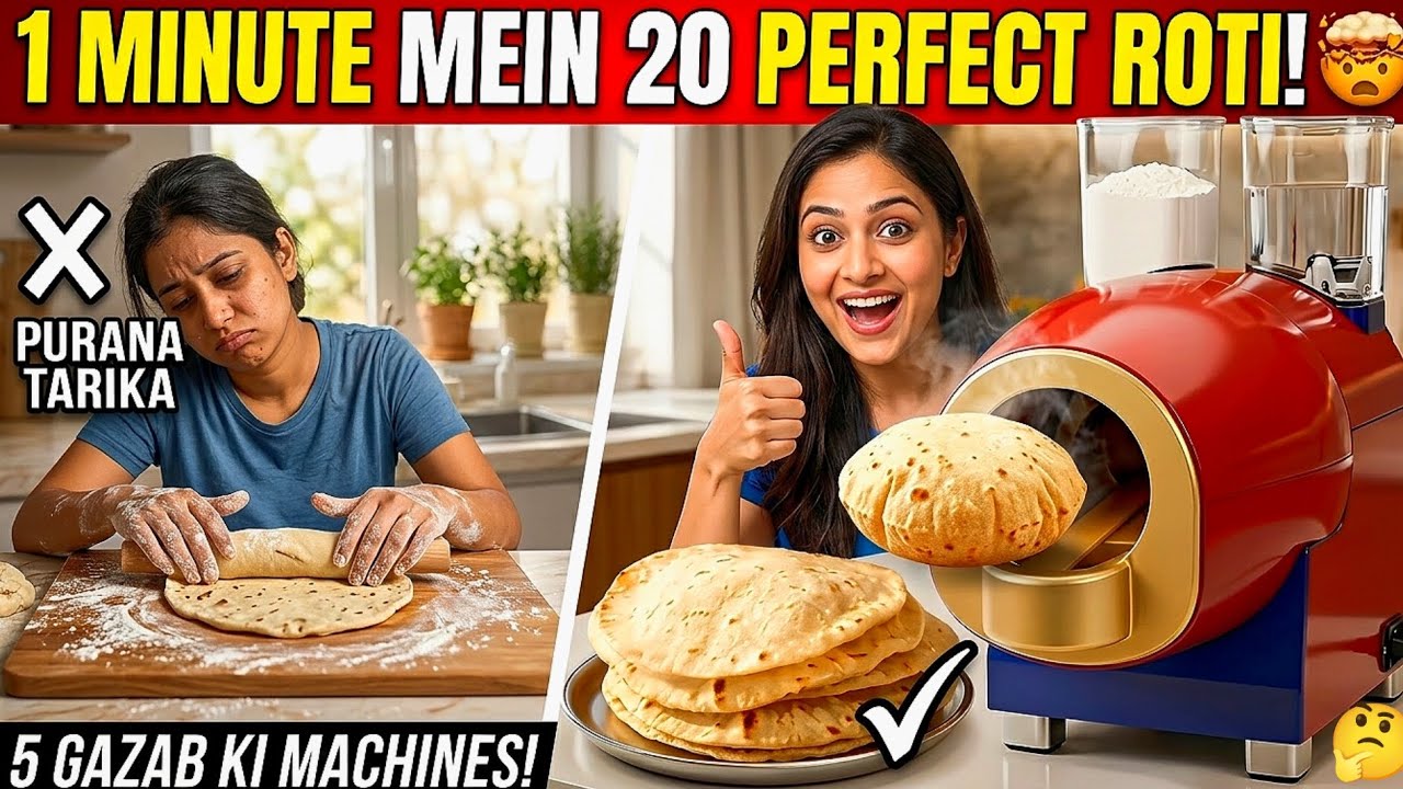 Top 5 Fully Automatic Roti Making Machines 2026 | Smart Kitchen Gadgets ...