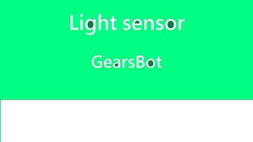 GearsBot #2 Light Sensor