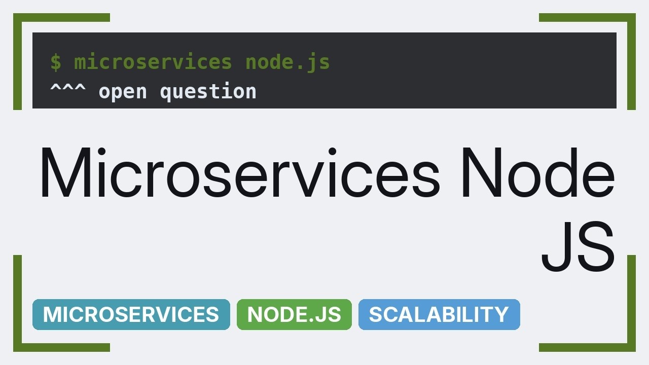 Node.js Cluster module vs Microservices - YouTube