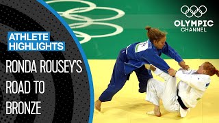 Ronda Rousey 🇺🇸 The 1st US-American to Win an Olympic Medal in Women's Judo | Athlete Highlights