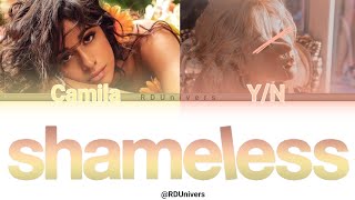 duet Karaoke Camila Cabello And Yn Shameless Color Coded With S