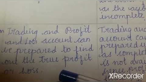 Tn 12th Accountancy chapter 1 Accounts from incomplete records/part 2 /1.4 and 1.5