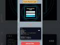 Fusion Reactor Login UI ⚡ Futuristic Web Design #coding #webdev #shorts