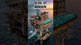 Old Oil Rig Becomes A Floating Mansion
