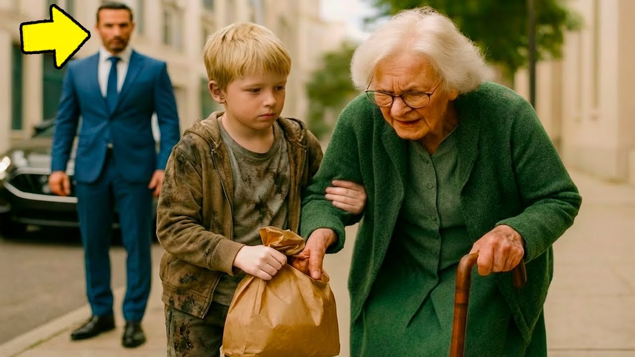 Milioner zobaczył, jak bezdomny pomaga jego matce… A jego reakcja zaszokowała wszystkich