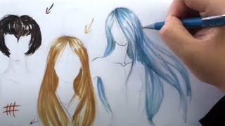 How to Draw and Illustrate Straight Hair Styles screenshot 5