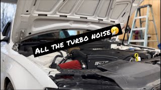 CTS TURBO COLD AIR INTAKE ON B8 AUDI A4 (ALL THE TURBO NOISES NOW)