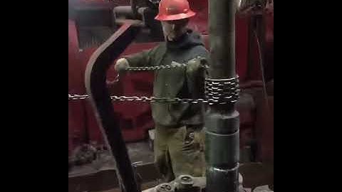 Making connection using a spinning chain