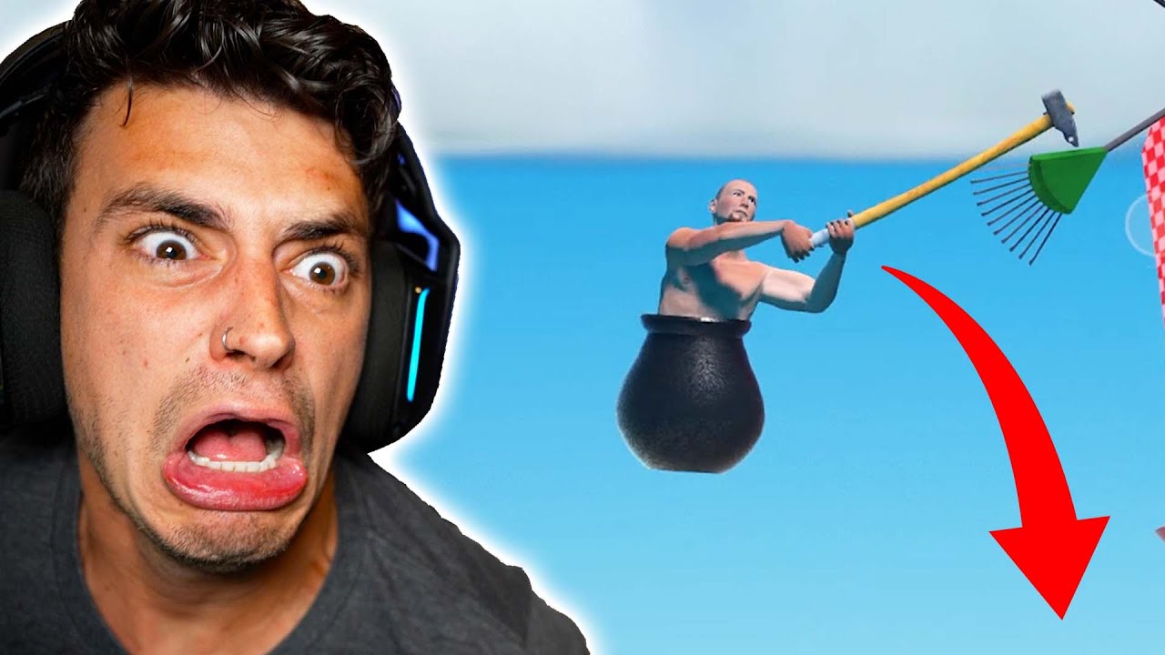 I LOST ALL MY PROGRESS. (Getting Over It) - YouTube