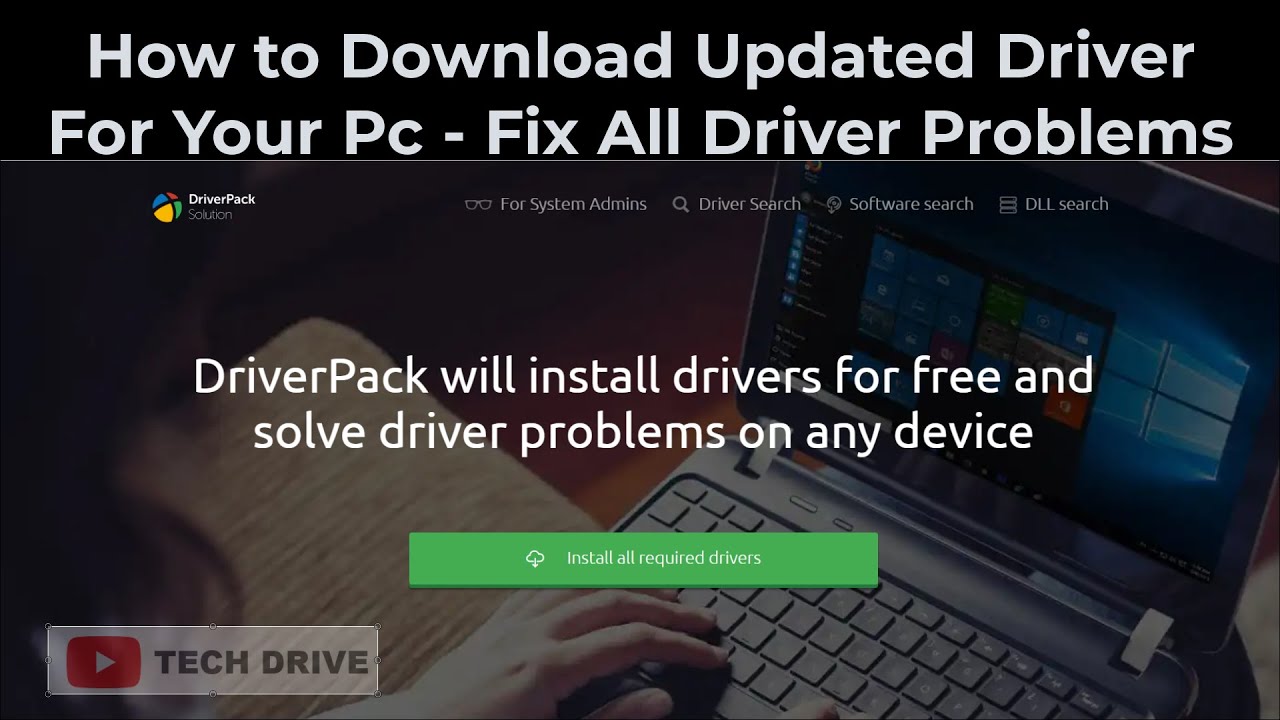 How To Download Updated Driver For PC, Windows,Lap | Fix All Driver ...