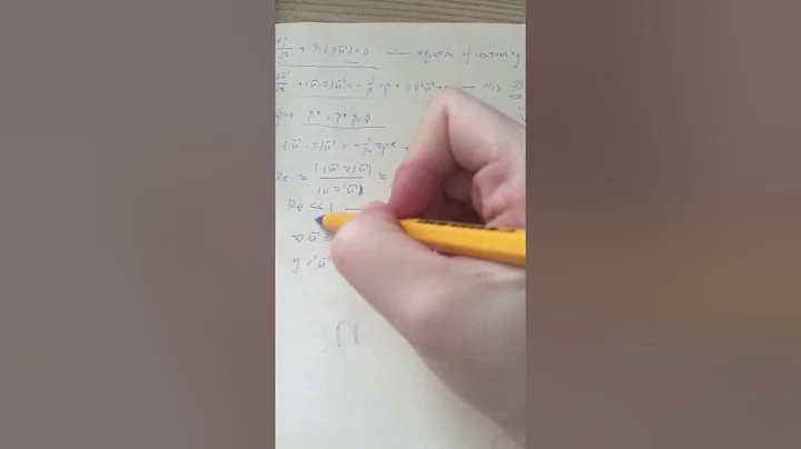 The governing equations for creeping flows