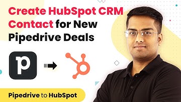 Pipedrive HubSpot Integration - Create HubSpot CRM Contact for New Pipedrive Deals
