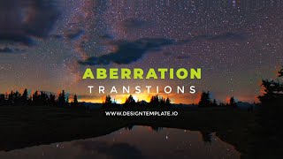Aberration Transitions Pack After Effects Template