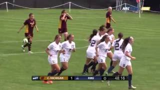 RMU vs Central Michigan - Women's Soccer Highlights