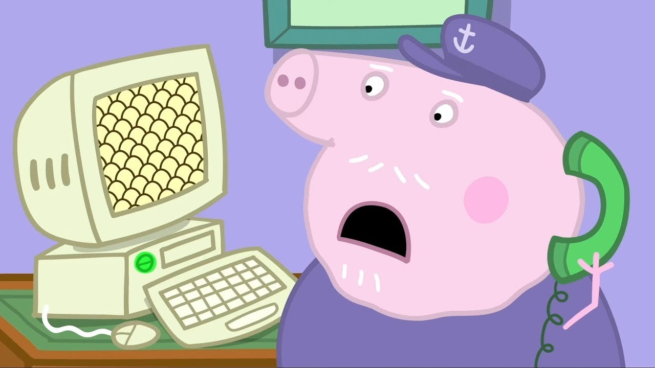 小猪佩奇 | 爺爺的電腦 | 兒童卡通片 | Peppa Pig Chinese | 动画 縮圖