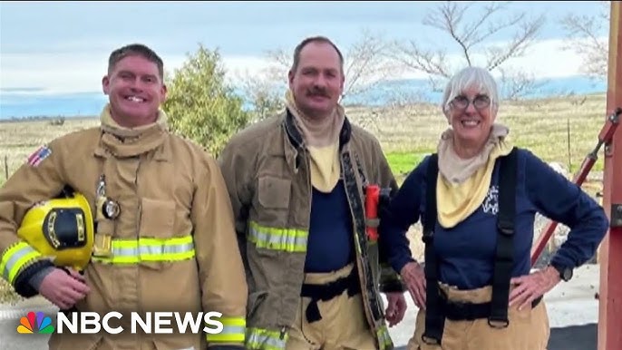 75 Year Old Grandmother Joins California Volunteer Fire Department