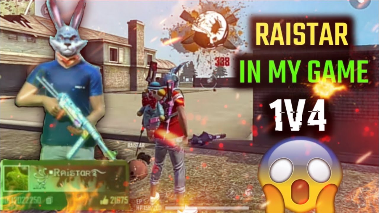 India🇮🇳 best player || Raistar kill me || raistar in my game