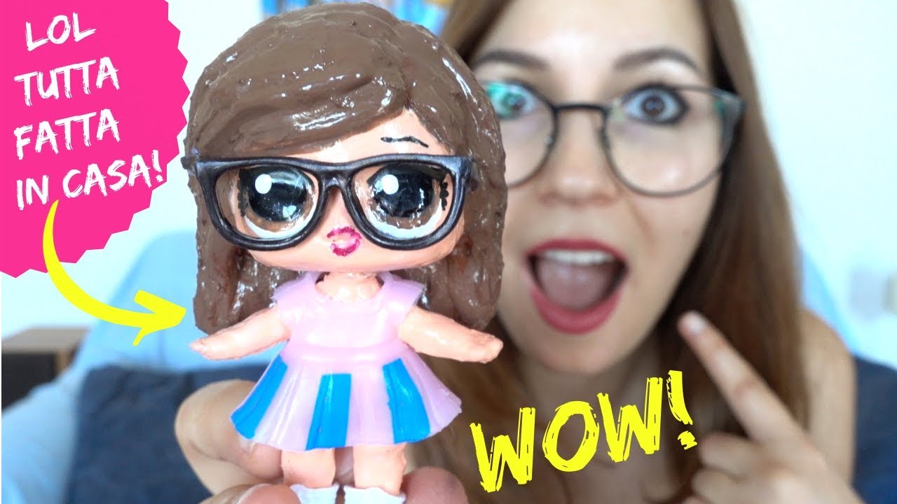 CREO LA MIA LOL DA ZERO! 🙋*DIY lol suprise with hot glue*