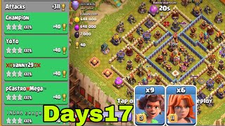 Th16 Rootrider valk spam attacks|legend league attack may season days17|clash of clans