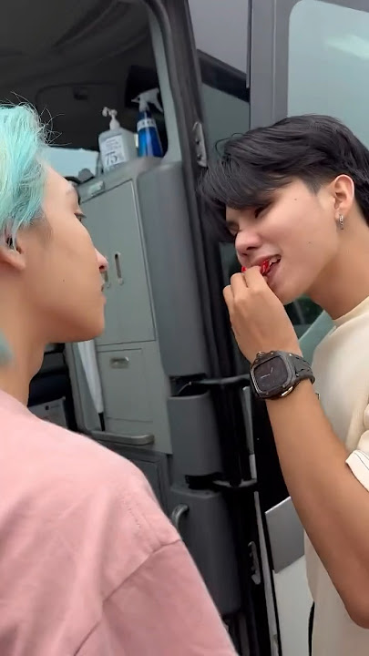 Fort and noeul😂(throwback) #noeullee #fortfts #thaibl #loveintheair #fortpeat #bossnoeul