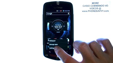 Casio Commando 4G - How Do I Turn On Airplane Mode