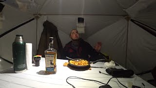 видео: ОДИН НА ЛЬДУ С ДОМАШНИМ КОМФОРТОМ! НОЧЬ В ПАЛАТКЕ С ПЕЧКОЙ НА ОМУТЕ \ СОРОГА НА УДОЧКУ, ЦАРСКИЙ УЖИН картинка: ОДИН НА ЛЬДУ С ДОМАШНИМ КОМФОРТОМ! НОЧЬ В ПАЛАТКЕ С ПЕЧКОЙ НА ОМУТЕ \ СОРОГА НА УДОЧКУ, ЦАРСКИЙ УЖИН