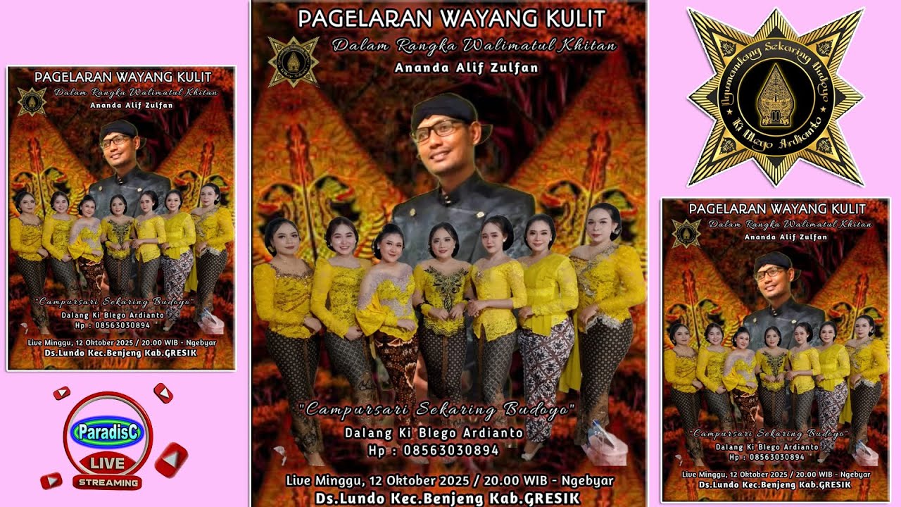 🔴📡Gebyar Langen Tayub SEKARING BUDOYO Pimp. Ki Blego Ardianto Balongpanggang Telp. 0856 3030 894