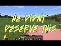 my first encounter with mobs in minecraft