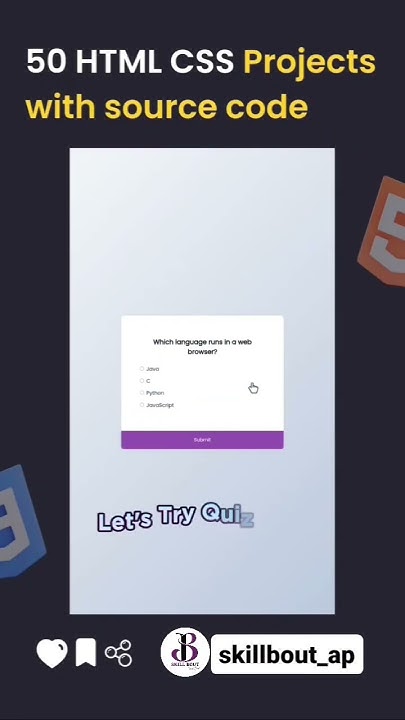 HTML CSS projects with source code 🔥😱👑 #html #css #shorts #shortvideo ...