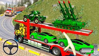Army Military Truck Games 3d - Truck Transporter Simularor Games - Android GamePlay screenshot 3