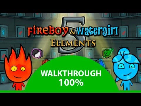 TODOS OS ELEMENTOS - Fireboy and Watergirl 5: Elements 