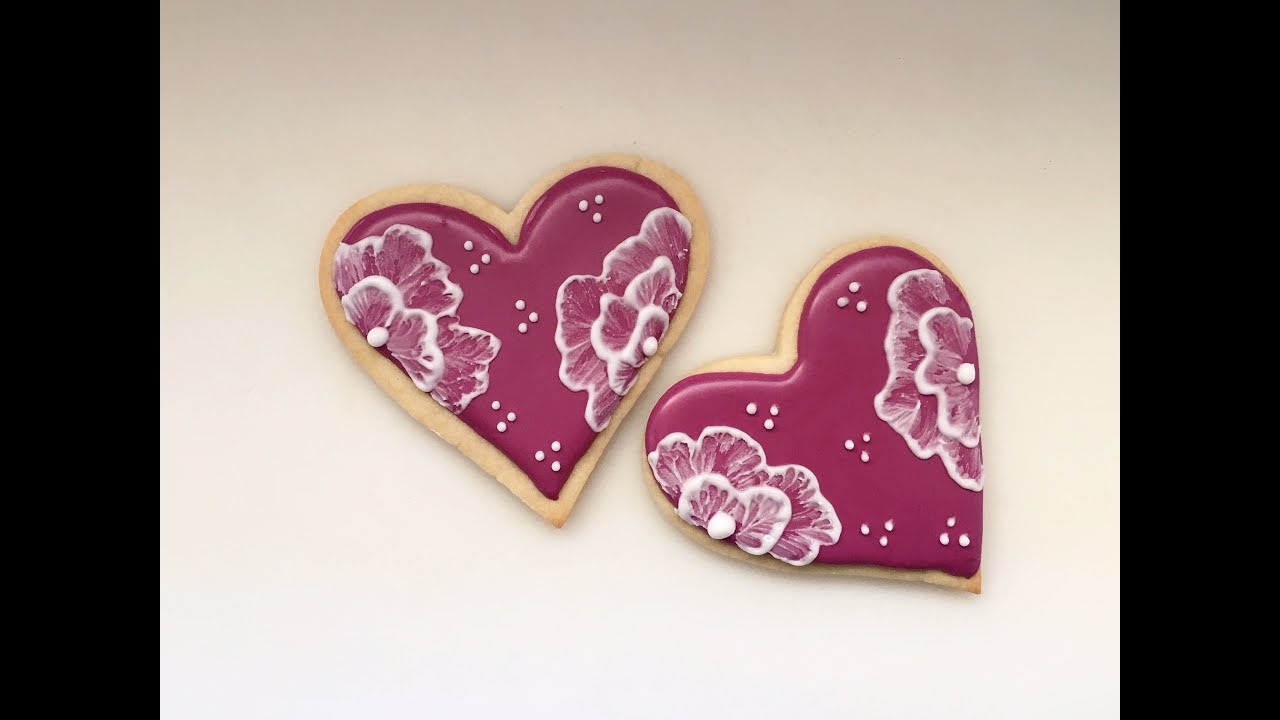 Time Lapse Sugar Cookie - Valentine's Day Heart