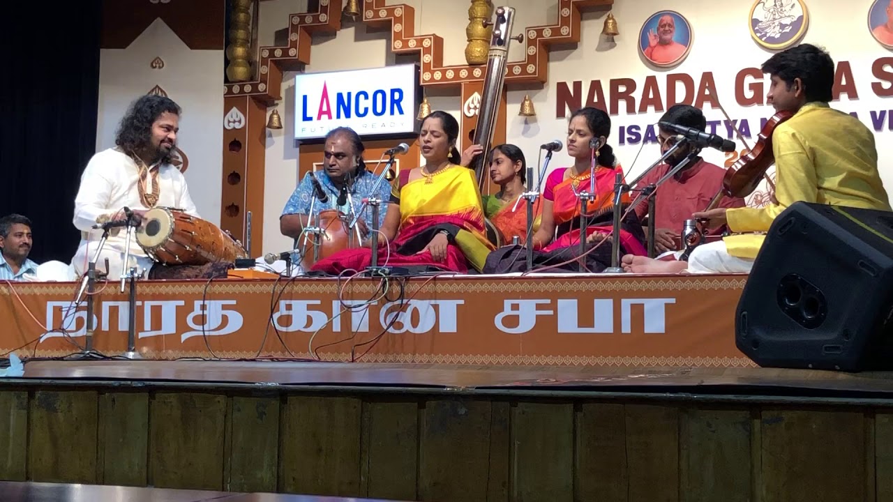 20191230 Akkarai Sisters at Narada Gana Sabha - 1