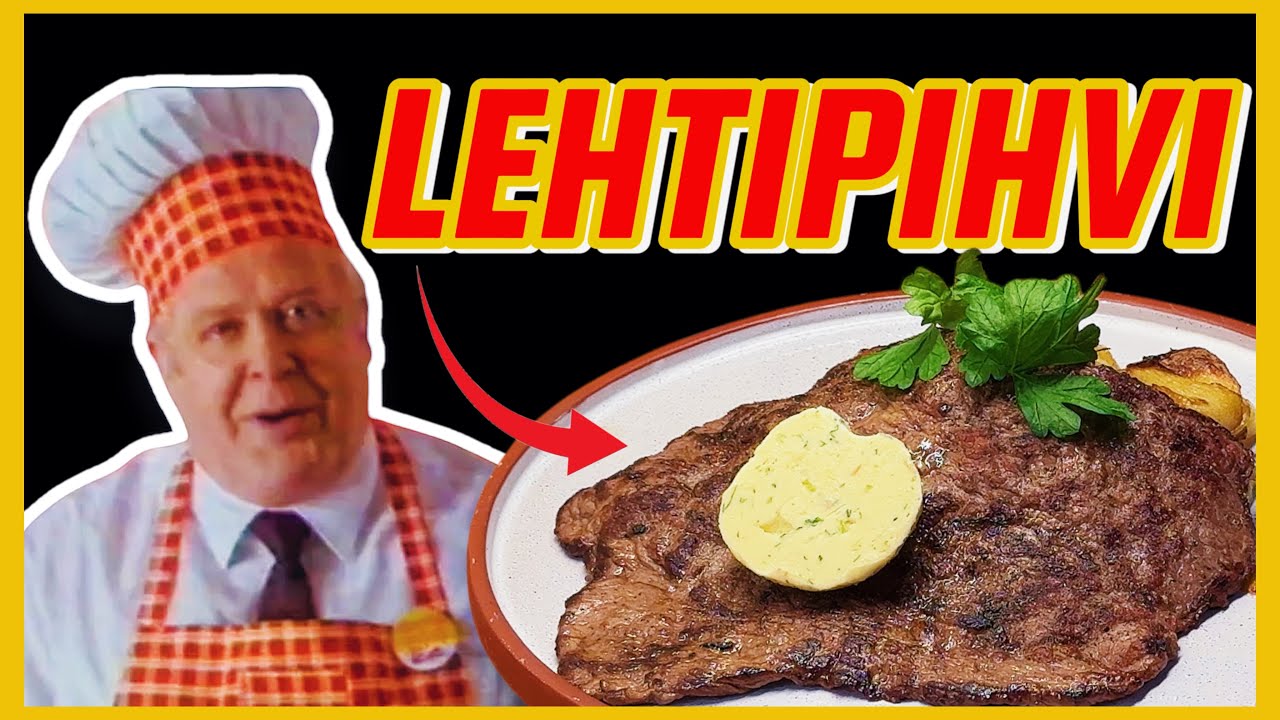 LEHTIPIHVI🥩🐘👂VÄISKIN LIHATISKI | Heimo Kokkaa Suomi-Filmeistä
