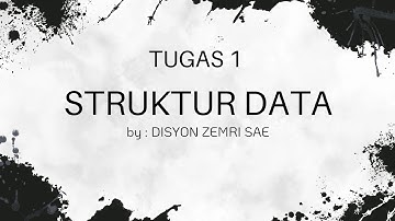 TUGAS 1 STRUKTUR DATA | UNIVERSITAS TERBUKA 