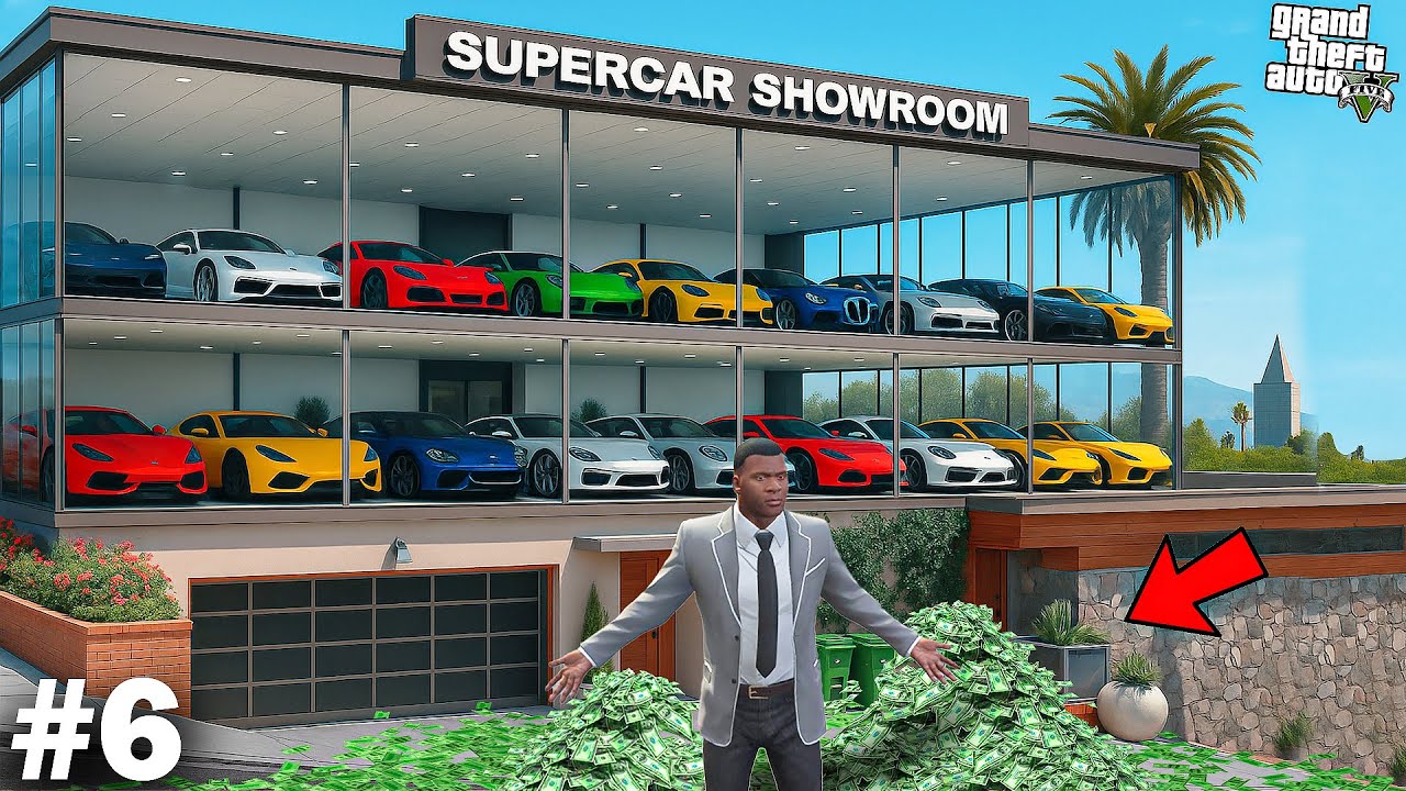 Franklin Collecting Money To Buy Supercars For His Supercar Showroom In GTA 5! Franklin Collecting Money To Buy Supercars For His Supercar Showroom In GTA 5!