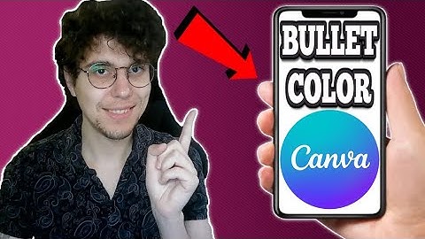 How To Change Bullet Point Color In Canva