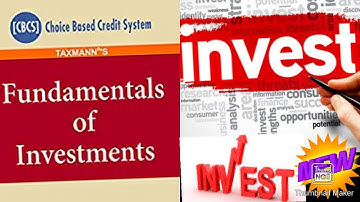 Fundamental of investment || Question paper || important questions paper || B.com || semister 6